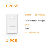 25KM WIFI Outdoor CPE Wireless AP Bridge Router 867Mbps Gigabit Access Point WIFI Long Range Extender WIFI Antenna Repeater