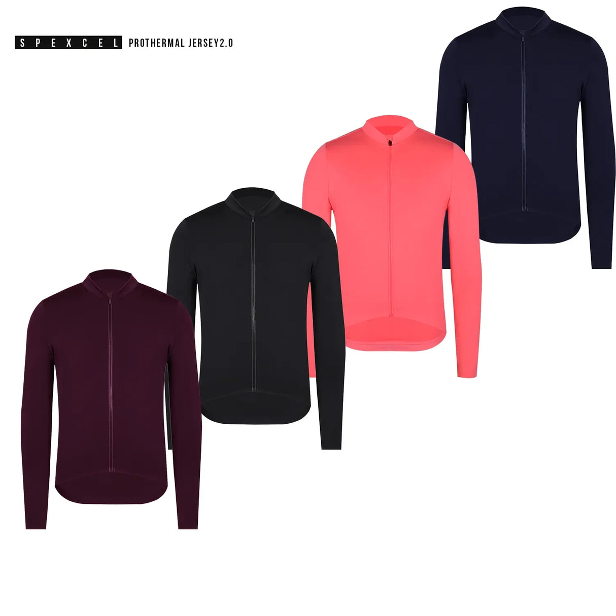SPEXCEL 21 New Update Top Quality Unisex Pro Team Aero Winter Thermal Fleece Cycling Jersey Long Sleeve With Seamless Process