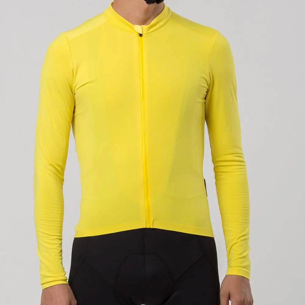 SPEXCEL 21 New Update Top Quality Unisex Pro Team Aero Winter Thermal Fleece Cycling Jersey Long Sleeve With Seamless Process