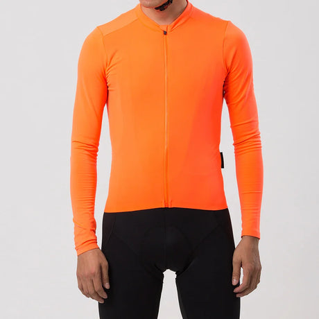 SPEXCEL 21 New Update Top Quality Unisex Pro Team Aero Winter Thermal Fleece Cycling Jersey Long Sleeve With Seamless Process