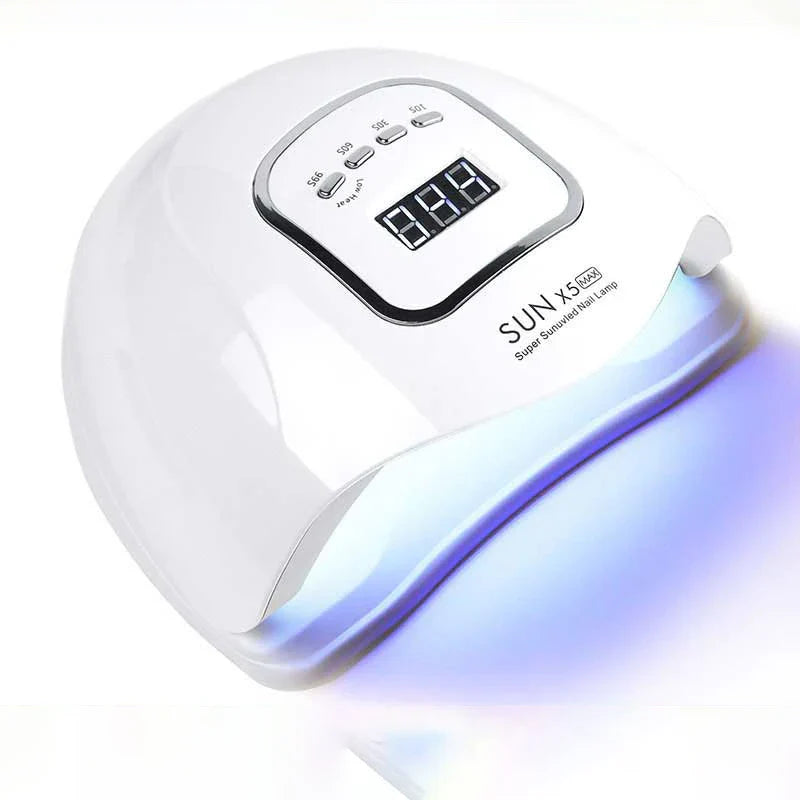 SUNX5Max 150W UV LED Nail Lamp For Fast Drying Gel Nail Phototherapy Machine 45 LEDs Manicure Salon Tool Equipment