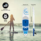 SUP Board Sap Inflatable Stand Up Paddle Board Non-Slip SurfBoard Water Sports Kayak Surf Set with Pump Carry Bag Leash сапборд