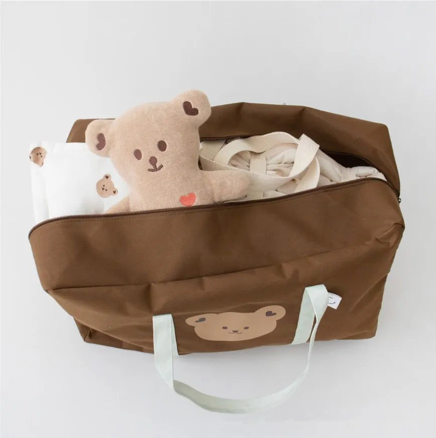 Large Capacity Mommy Bag for Maternity Hospital Bag Kindergarten Quilt Storage Bag Diaper Baby Items Organizer Travel Bag