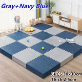 Tatame Baby Play Mat Thick 25mm Baby Activity Gym Play Mats 6PCS 30x30cm Play Mats for Baby Mat Tatames Kids Carpet Puzzle Mat