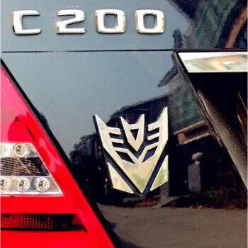 Car 3D Car Stickers Transformer Badge Decepticon Emblem Tail Decal Cool Autobots Logo Car Styling Motorcycle Car Accessories