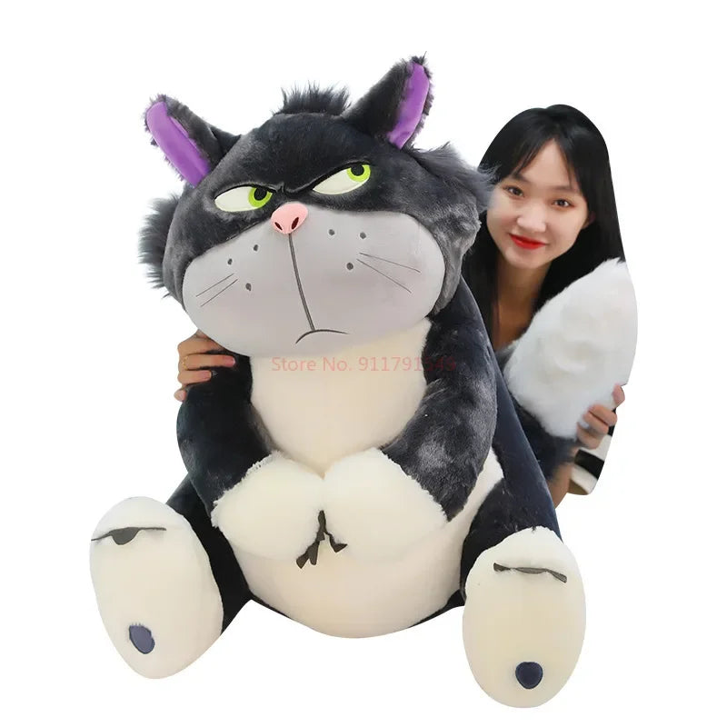 30-60cm Genuine Disney Lucifer Plush Toy Kawaii Stuffed Animal Plush Toys Japan Figaro Cinderella's Cat kids girl Birthday Gifts