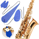 Saxophone Clean Kits 10 in 1, Sax Cork Grease Thumb Rest Cleaning Brush Screwdriver Reed Case Alto Sax Cleaning Care Tool