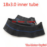 High performance 18 x 3.0 with a bent Valve fits many gas electric scooters and e-Bike 18x3.0 inner tube