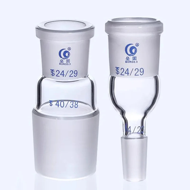 Lab Glass Adapter with 24*19/19*14/29*24/19*24/24*29 Female/male Connecting Glass Joint for Laboratory Supplies