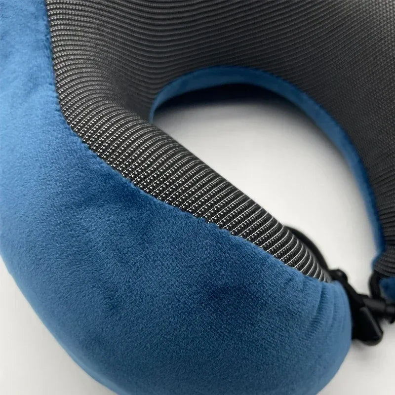 Memory Foam U-shaped Neck Pillow Soft Travel Pillow Massage Neck Sleeping Pillows Plane Car Cervical Spine Pillow Bedding Nap