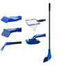 5 in 1 Aquarium Cleaning Tools Fish Tank Cleaning Kit Tools Algae Scrapers Set Cleaner Siphon Vacuum for Water and Sand Clean