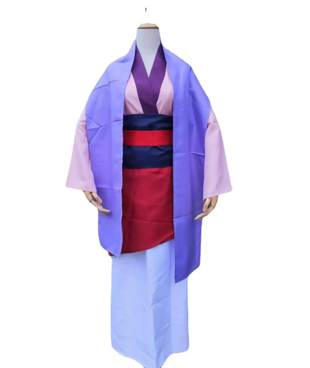 Film and Animation Mulan Cosplay Women's Hanfu Cosplay Mulan Performance Costume Ancient Costume