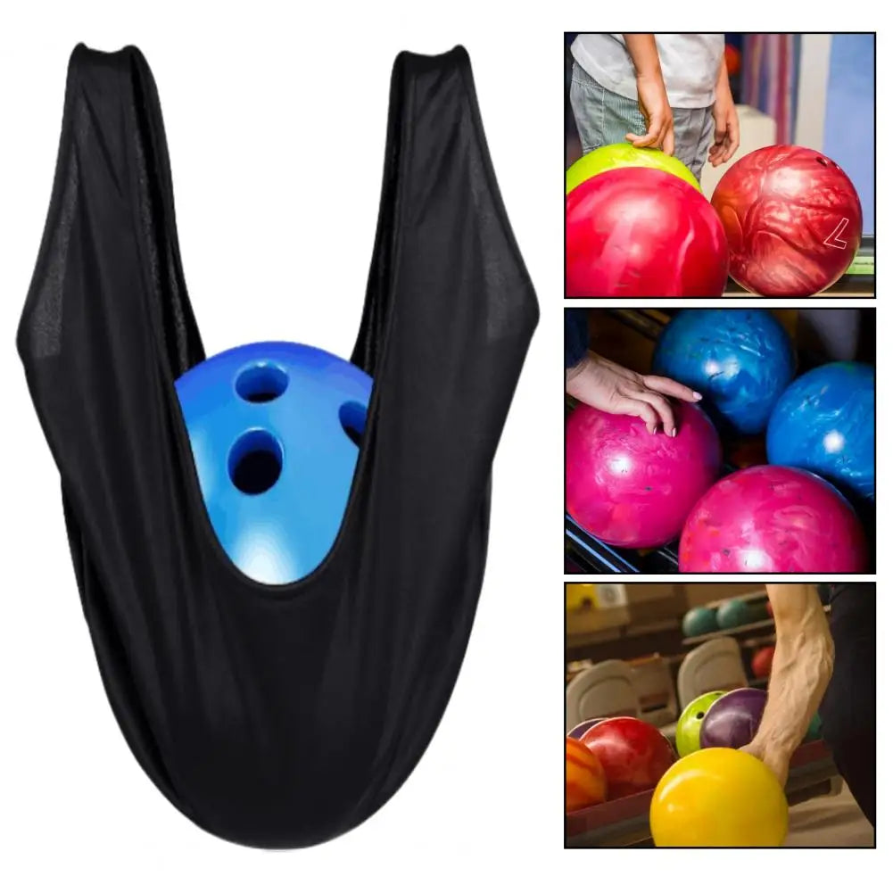 Bowling Ball Polish Cloth Bowling Ball Polisher Bag with Washable Towel Carrier Pouch Cloth Cover for Bowling Ball for Easy