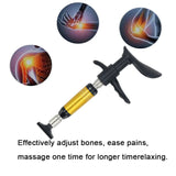 Manual Chiropractic Adjusting Massage Tool Cervical Relax Instrument 4 Heads Correction Gun Effective Joint Pain Relief Massager