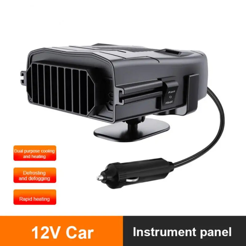 12V Car Heater Car Seat Cooling Fan Car Electrical Appliances Windshield Defogging Demister Defroster Portable Electric Dryer