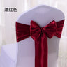 10/100pcs Satin Chair Bow Sashes Wedding Chair Knots Ribbon Butterfly Ties For Party Event Hotel Banquet Home Decoration