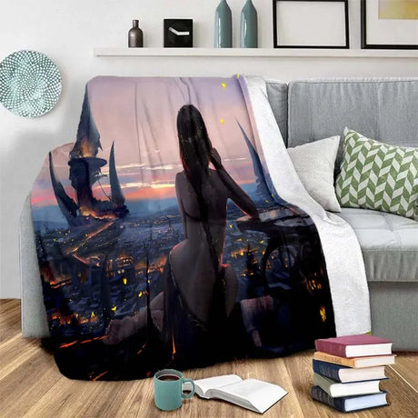 ghostblade blanket sofa blanket air conditioning cover blanket blankets for beds cute blanket children‘s blanket