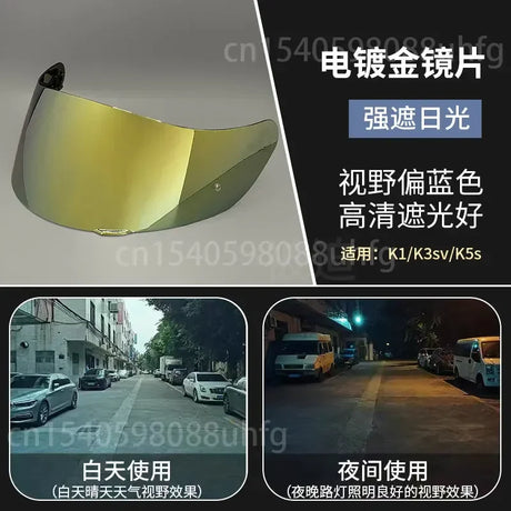 Motorcycle Helmet Visor for K1 K3SV K5 Moto Helmet Shield Accessories Motorcycle Anti-scratch Wind Shield