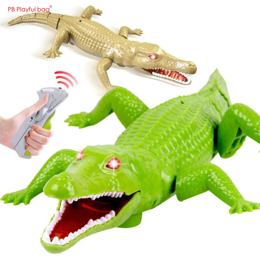 Simulation Infrared Remote Control Crocodile Electronic Animal Toys Entertainment RC Crocodile Child Gifts AC180