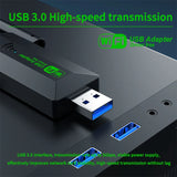 1200Mbps WiFi USB Adapter Dual Band 2.4G+5Ghz Wi-Fi Dongle 4 Antenna 802.11AC USB3.0 High-Speed Wireless Card Receiver PC/Laptop