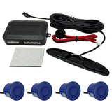 New LED Parking Sensor System Backlight Monitor Display Kit Backup Detector Assistant 4 Probes