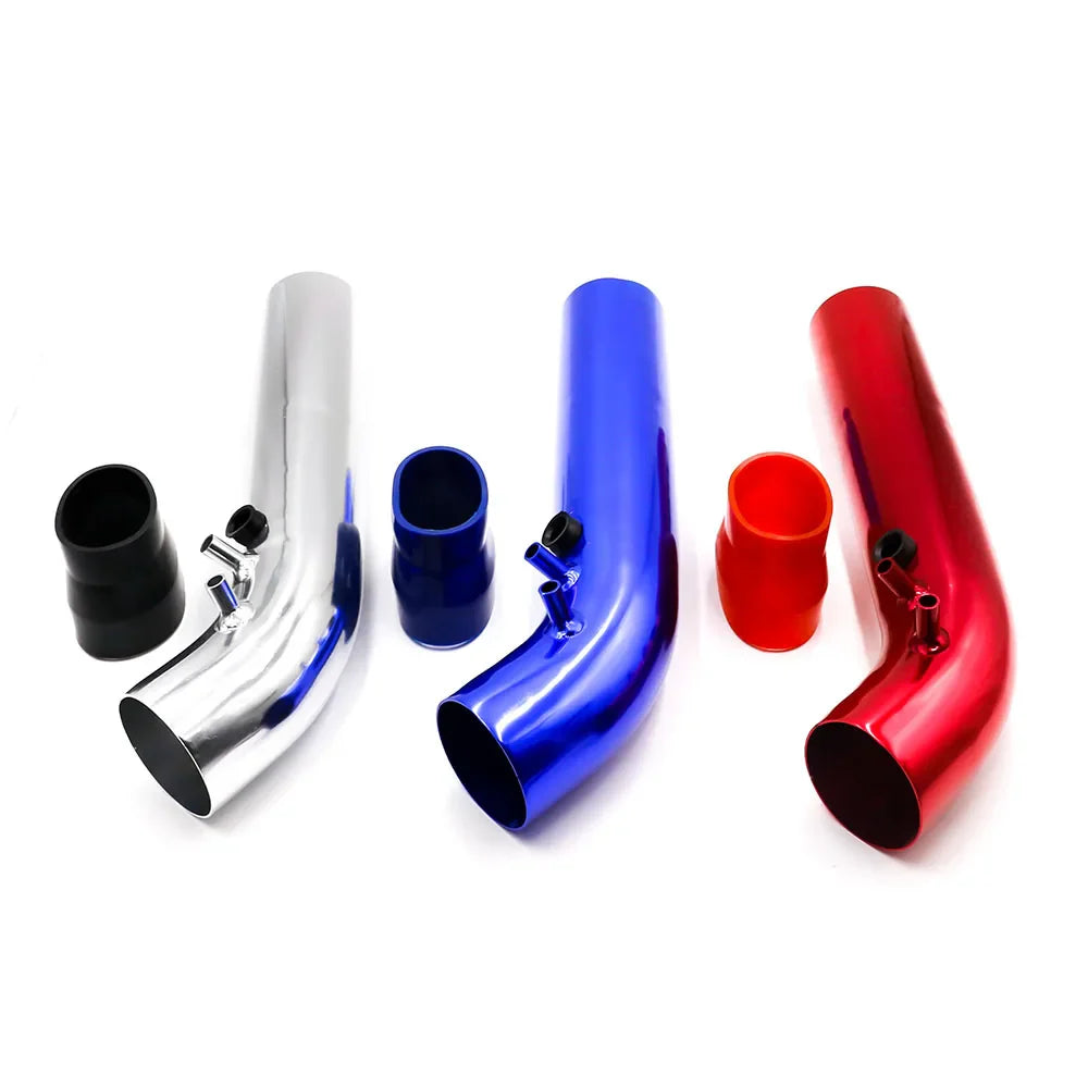 Universal Aluminum car Air Intake Pipe kit 3'' inch 76mm Pipes cold Air Intake System Duct Tube Kit Air filter