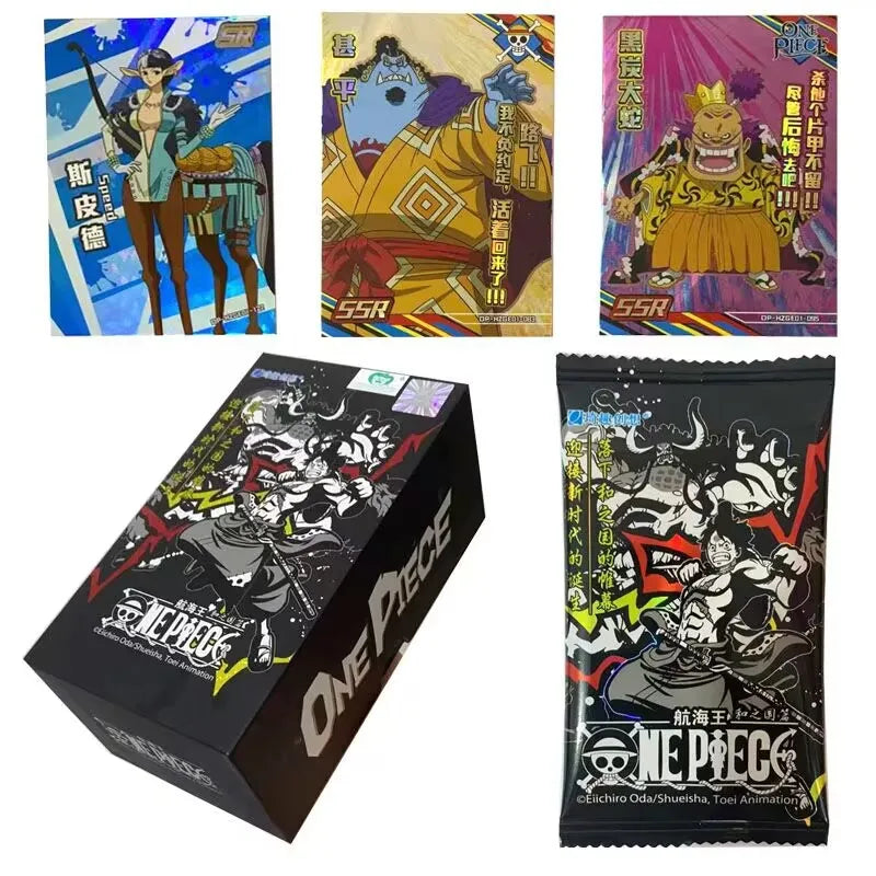 One Piece Collection Cards Anime Trading Game Luffy Sanji Nami TCG  Booster Box Game Cards