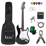 IRIN 39 Inch 21 Frets Electric Guitar 6 String Basswood Body Electric Guitar With Speaker Necessary Guitar Parts & Accessories