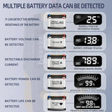 Car Battery Life Tester 12V 24V Diagnostic Battery Internal Resistance LCD Digital Charging Scanner Analyzer Inspection Tools