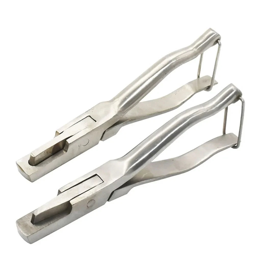 1 Pcs Stainless Steel U-shaped And V-shaped Ear Tongs Pliers Missing Pig Ear Tag Pliers Pig Equipment Farm Animals