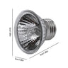 Reptile Heat Bulb 220V Habitat Light Lamp Basking Heat Lamp For Reptiles Turtle Heat Lamp Heat Bulb For Bearded Dragon Reptile