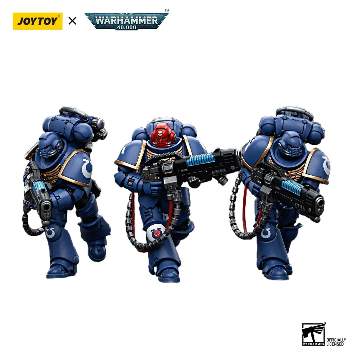 JOYTOY Warhammer 40k Action Figure Ultramarines Primaris Company Champion Parnaeus Veteran Intercessor Anime Military Model Toy