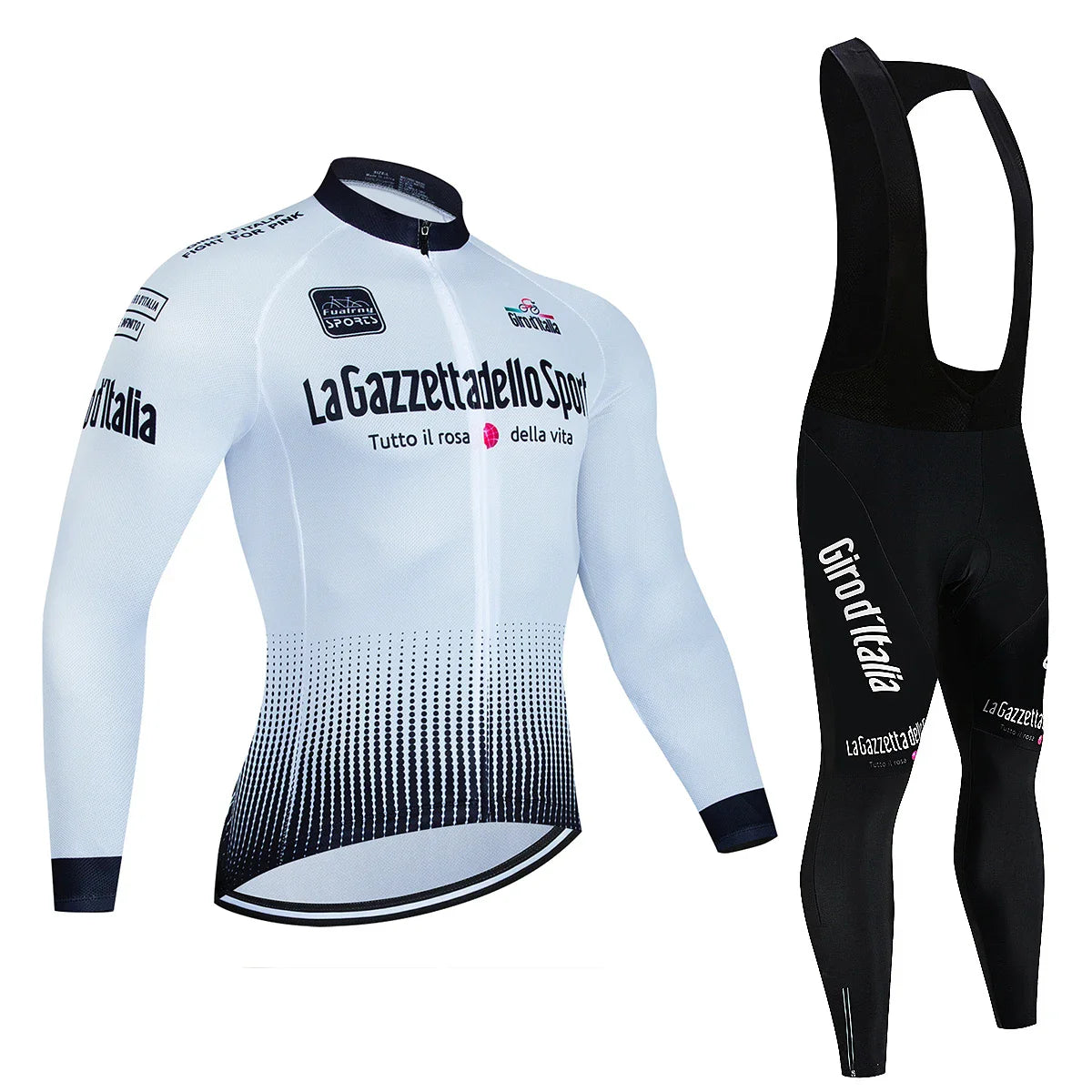 Tour De Italy D'ITALIA Cycling Jersey Set Premium anti-uv manica lunga Downhill Cycling Suit autunno Quick-Dry Pro Racing Unifor