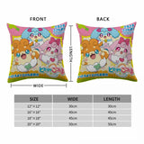 Child Pillowcase Himitsu No Cocotama Decorative Pillows Decor Home Cushion Covers 45x45 Anime Pillow Cases for Bed Sofa Sets