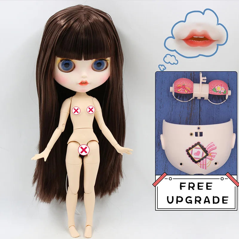 ICY DBS blyth doll CUSTMIZED carvd lips teeth matte face  joint body on sale 1/6 BJD neo azone