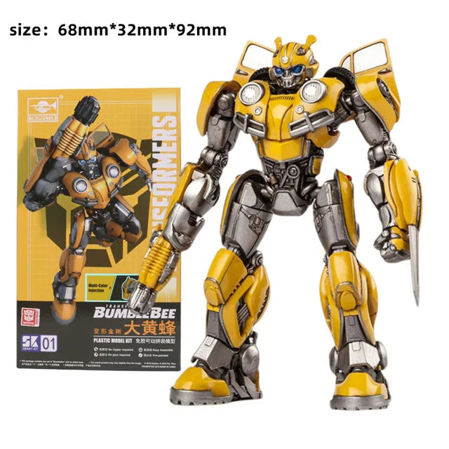 Transformer Toy Bumblebee Action Figure Mecha Assembled Glue-Free Model Deformation Robot Handmade toys Model Collection