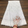 African Lace Fabric 2024  High Quality Lace Hot Sale Embroidery French Tulle Lace Fabric Nigerian Lace Fabric For Wedding Dress