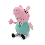 4Pcs/Set Peppa Pig Set Plush Toys George Pig Family Plush Doll Holiday Party Decoration Children's Toys Christmas Gifts