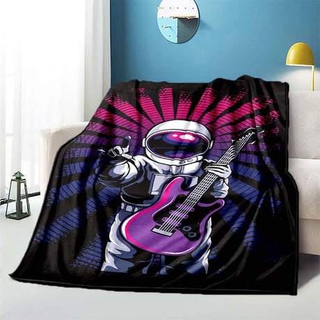 Cartoon Astronaut blanket sofa blanket air conditioning cover blanket blankets for beds cute blanket children‘s blanket