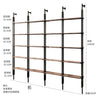 Modern Design Bookcase Accessories Indoor Creative Bedroom Magazine Rack Organizer Organizer Scrivania Industrial Furniture