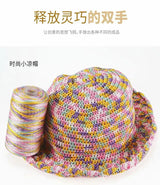 1Pc 100g 1.5mm Thin Ice nylon Yarns For Knitting And Crochet diy bag shoes hat hollow Yarn Thread Crochet Line DIY Bracelet mat