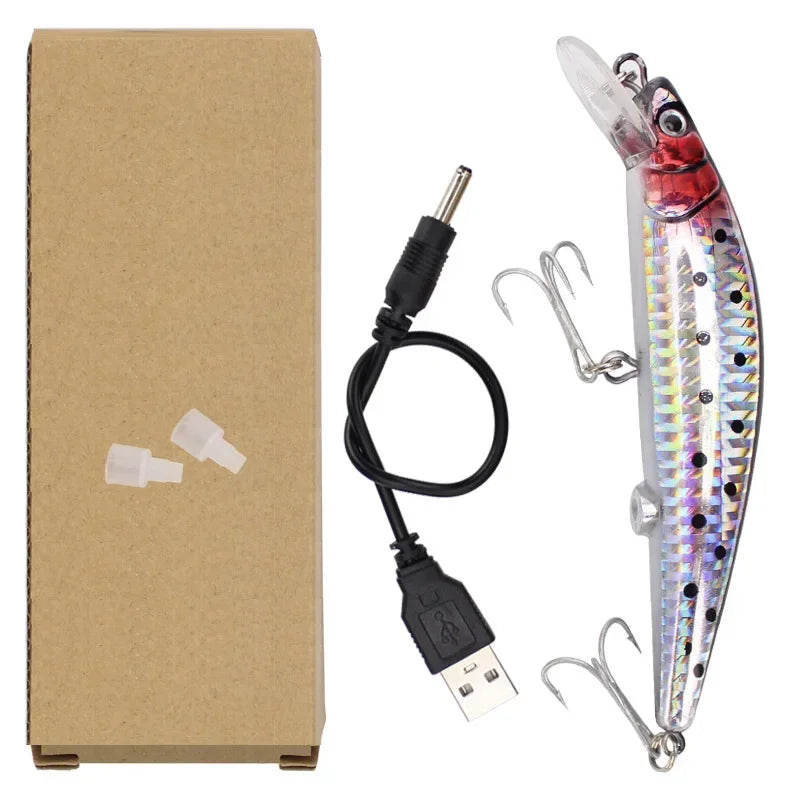 USB Rechargeable Fishing Lure Multi Jointed Swimbait Wobbler Electric Robotic Bait Hard Lure Fake Fish Baits Fishing Accessories