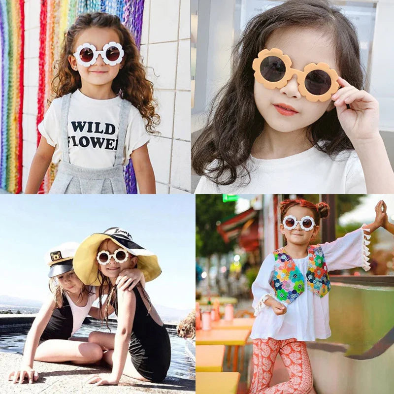 Baby Sunglasses Toddler Accessories Beach Children Eyewear Photography Props Kids Sun Glasses for Girls Boys Beach Travel