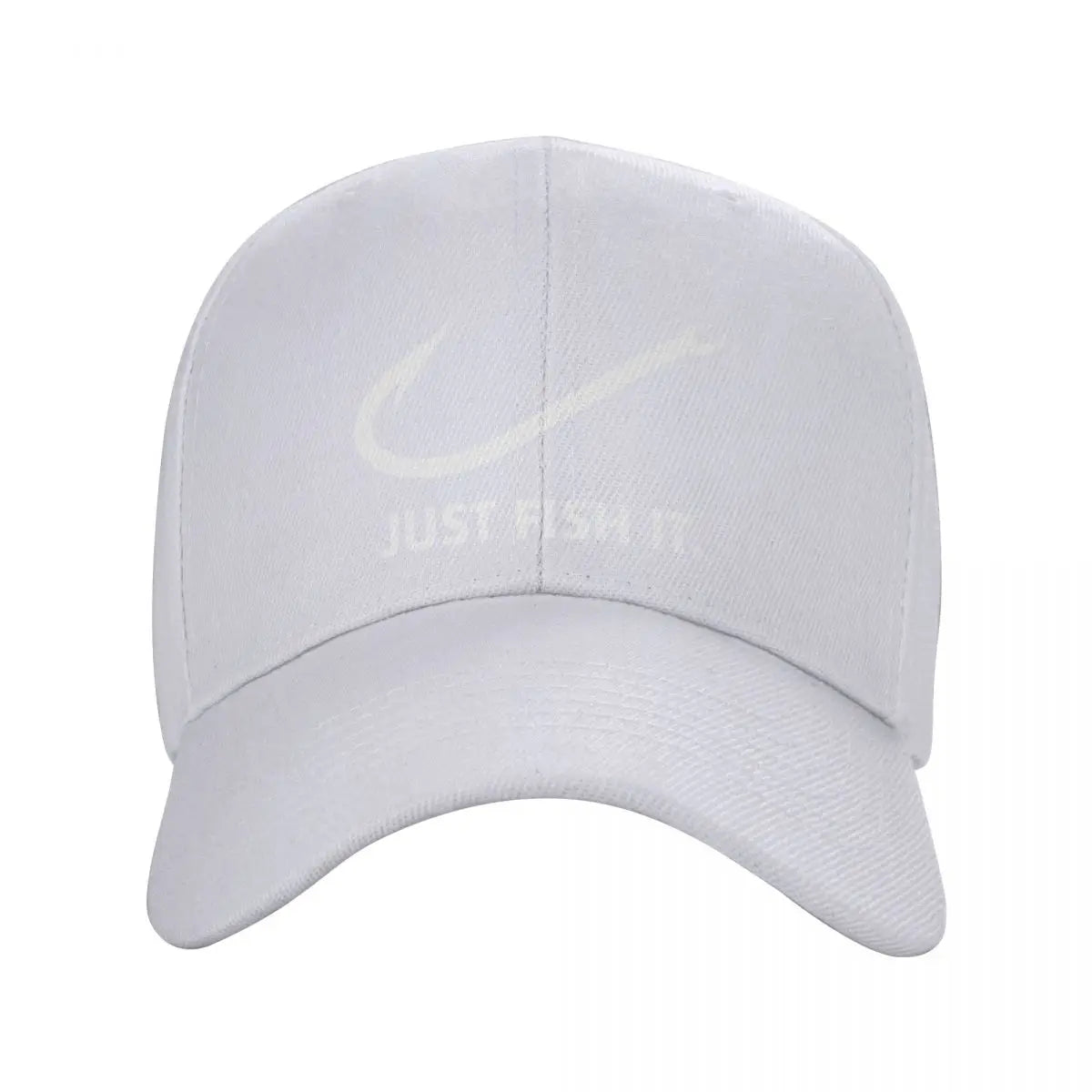 Classic Fishing Just Fish It Baseball Cap for Men Women Breathable Fisherman Dad Hat Performance Snapback Caps Sun Hats