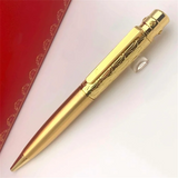 Classic Black Gold Silver Clip Luxury CT Ballpoint Pen Santos Series Ball Pens High Grade Writing Stationery Office Supplies