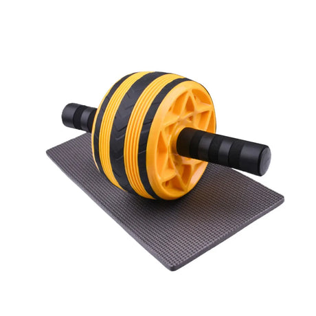 AB Roller Wheel Machine Abdominal Exercise Trainer Health And Fitness Workout Equipment For Home Gym With Mat Boxing Training