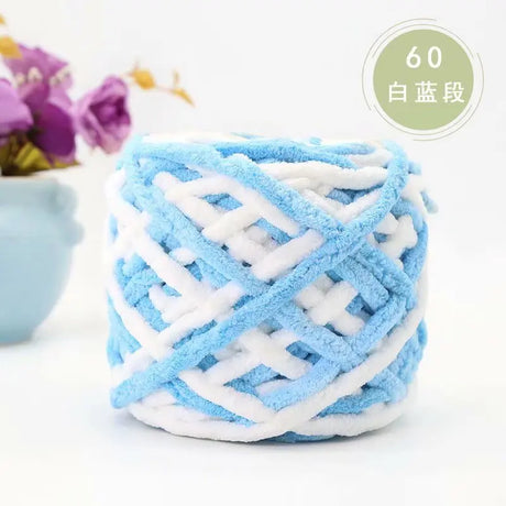 100g Chenille Knitting Yarn Crocheting Hair Soft and Comfortable Knitting Crochet Yarn for Hand Knitting Sweaters and Hats Knit