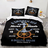 Marine Anchor Bedding Set Ocean Sea 3d Duvet Cover Sets Comforter Bed Linen Twin Queen King Single Size Blue Ship Vessel Kids