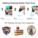 Innovative 3D Drawing Pen with LED Screen - Creative DIY Printing Tool for Kids with PLA Filament