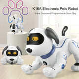 LE NENG TOYS K16A Electronic Pets Robot Dog Stunt Dog Voice Command Programmable Touch-sense Music Song Toy Kids Birthday Gift